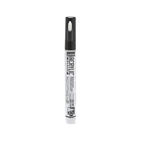 Pebeo Marker Acrylique 4mm Biseaute N°01 - Blanc 