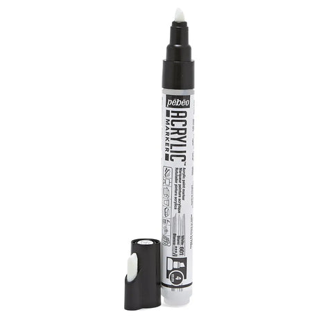Pebeo Acrylic Marker 4mm Beveled N°01 - White