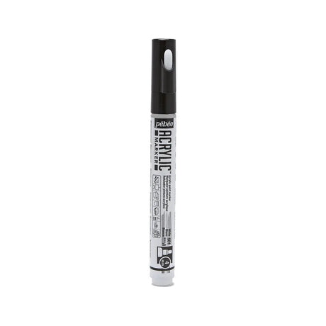 Pebeo Acrylic Marker 4mm N°01- White