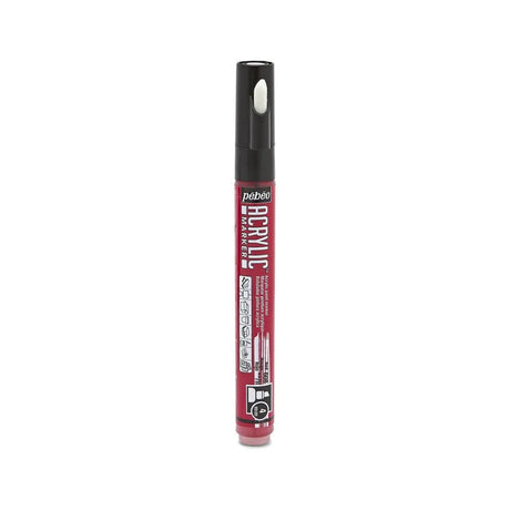 Pebeo Marker Acrylique 4mm Biseaute N°08 - Rouge