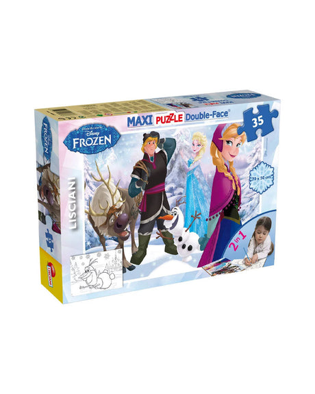 Puzzle Double Face Supermaxi 35 pcs Frozen 3ans+
