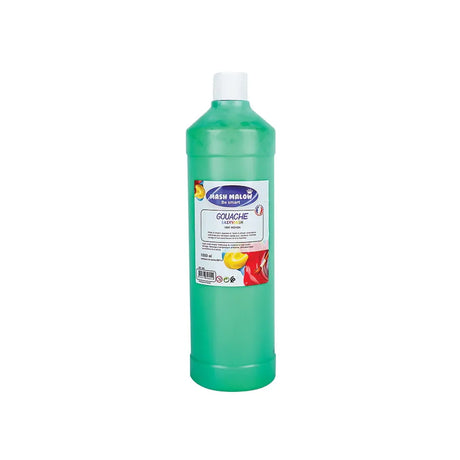 Mash Malow Gouache Peinture Liquide 1000ml - Vert Moyen