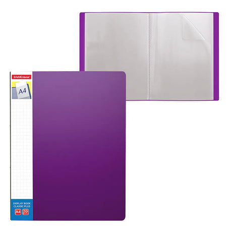 Erichkrause Porte Documents Standard 20 Vues Classic Plus - Violet