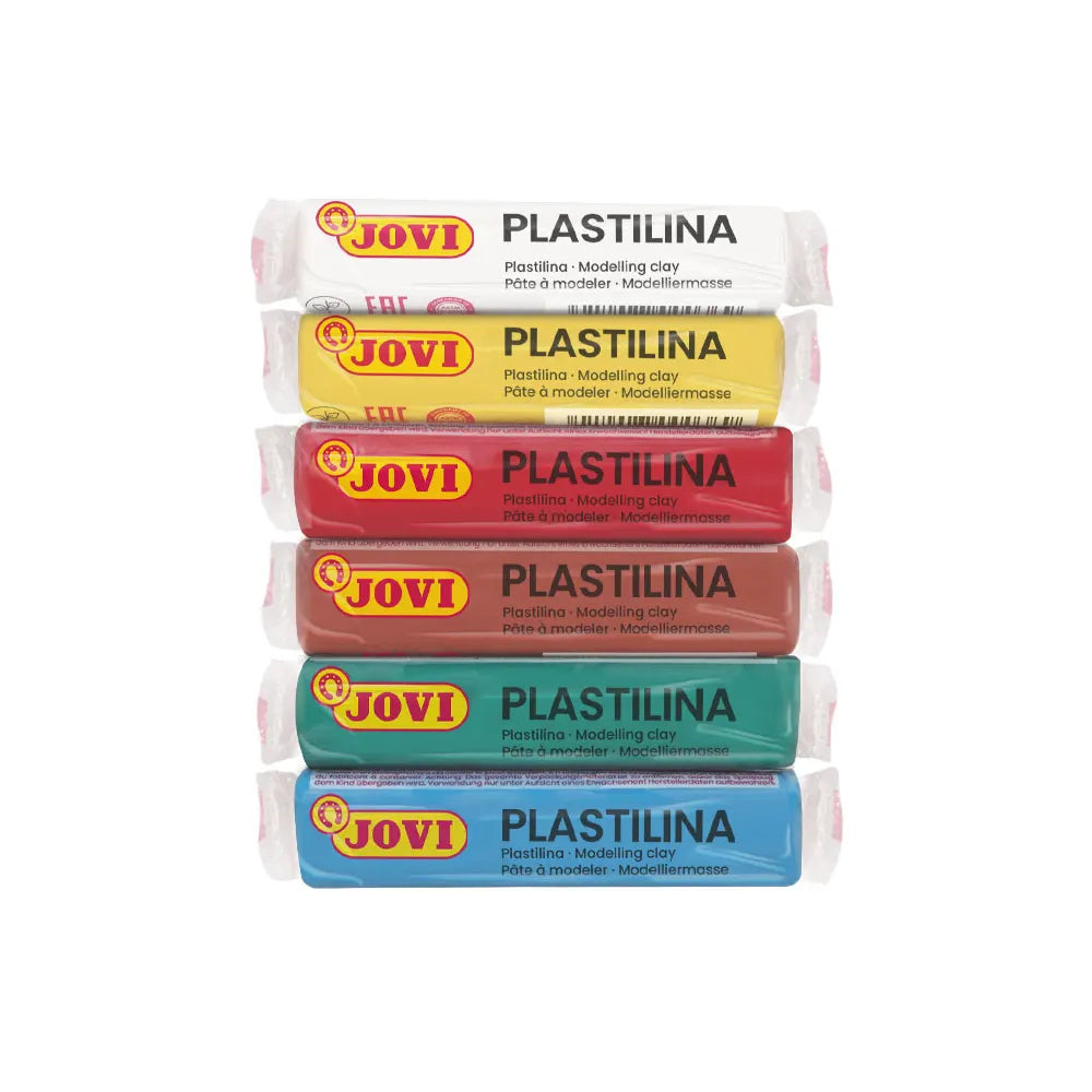 Jovi Boîte de 6 Bâtons de Pâte à Modeler 14g
