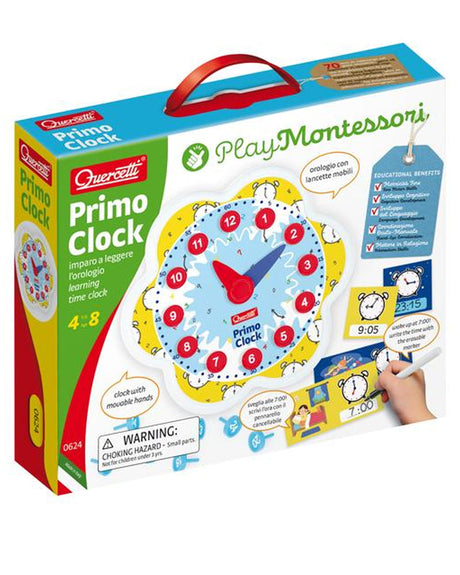Quercetti Ma Première Horloge Montessori 4-8A