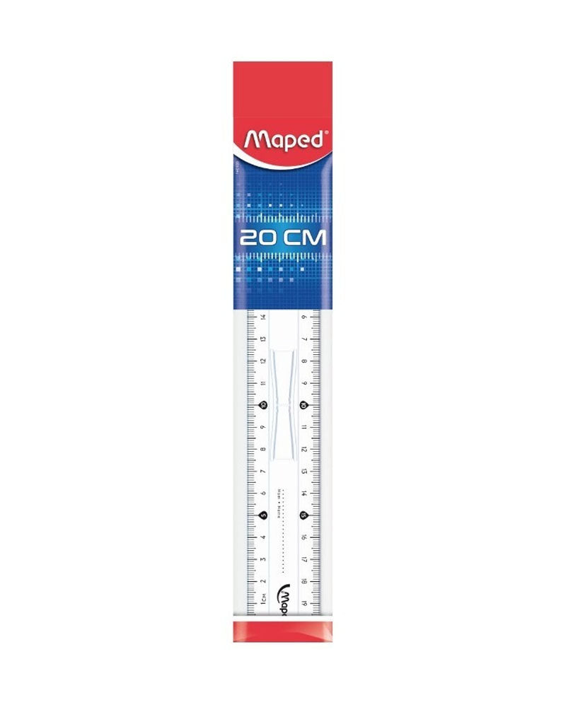 Maped Règle Double Décimètre Essentiel - 20cm