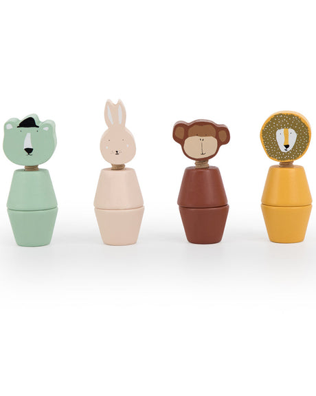 Trixie Animaux à vis en bois