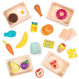 B. Toys Ensemble de Nourriture en Bois 3A+