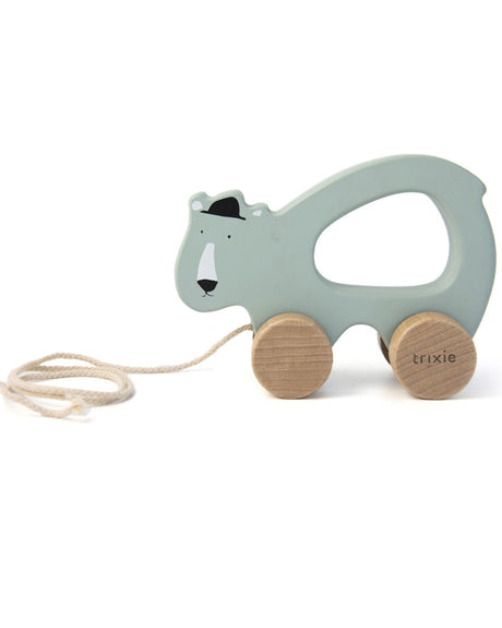 Trixie Jouet à tirer en bois - Mr. Polar Bear