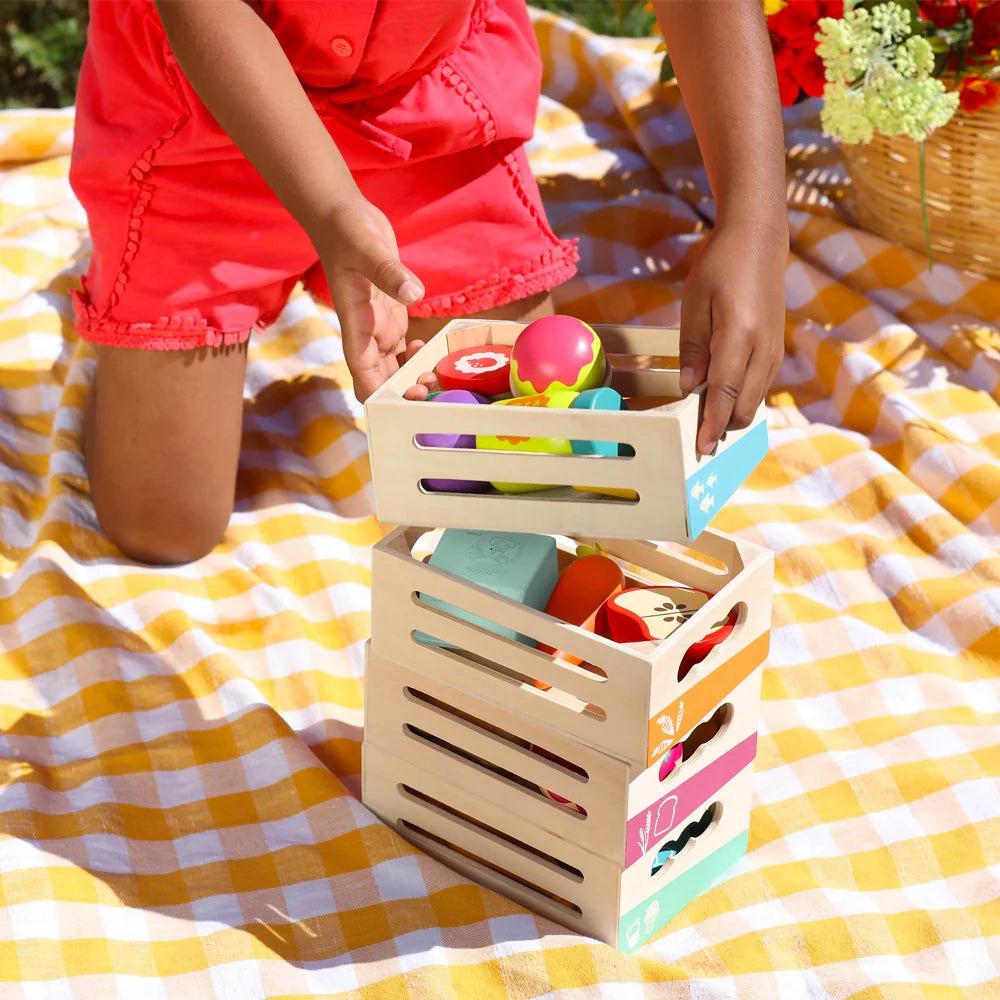 B. Toys Ensemble de Nourriture en Bois 3A+