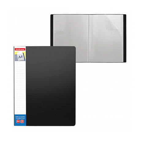 Erichkrause Porte Documents Standard 20 Vues Classic Plus - Noir