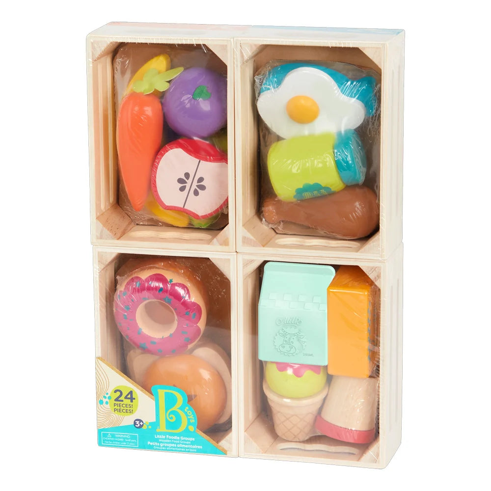 B. Toys Ensemble de Nourriture en Bois 3A+