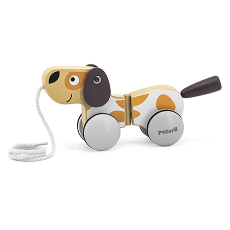 Viga Toys PolarB Chien à Tirer en Bois 18M+
