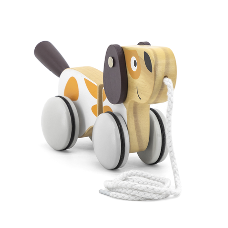 Viga Toys PolarB Chien à Tirer en Bois 18M+