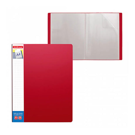 Erichkrause Porte Documents Standard 80 Vues Classic Plus - Rouge