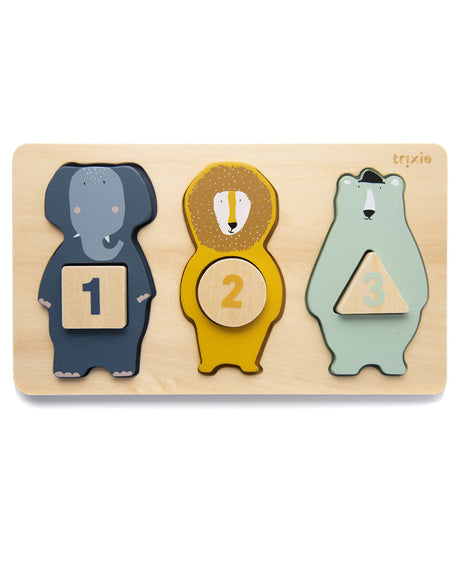 Trixie Puzzle à compter en bois