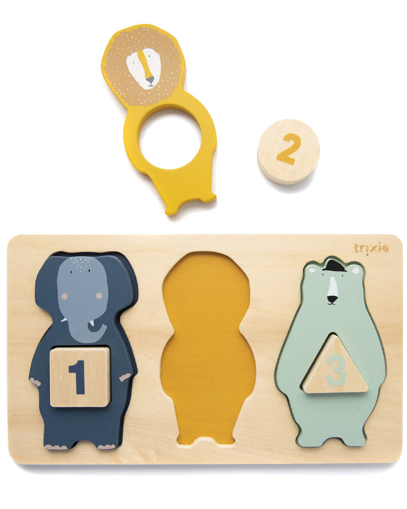 Trixie Puzzle à compter en bois