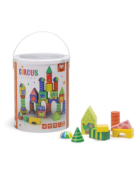 Eurekakids - Circus Wooden Cube 18M+