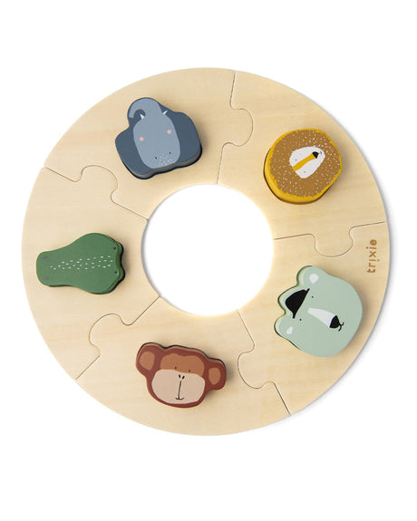 Trixie Puzzle rond en bois