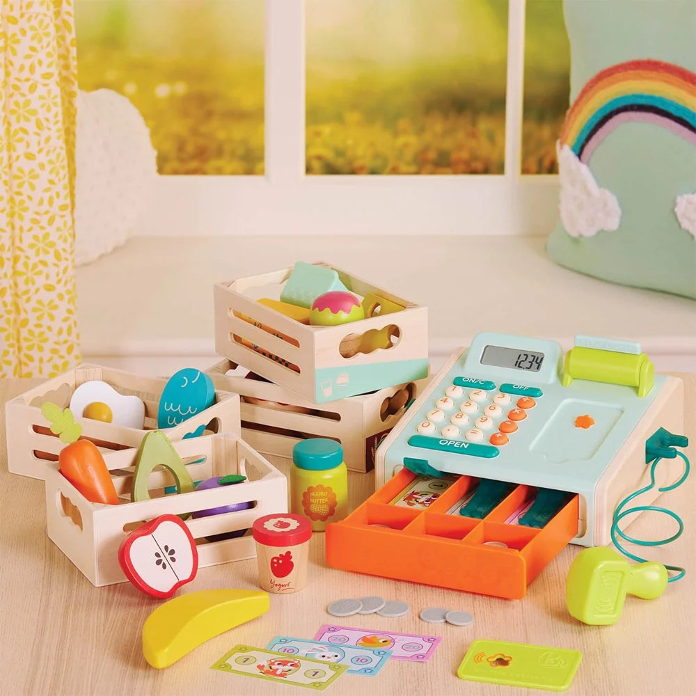 B. Toys Mini Cash Register Set 3A+