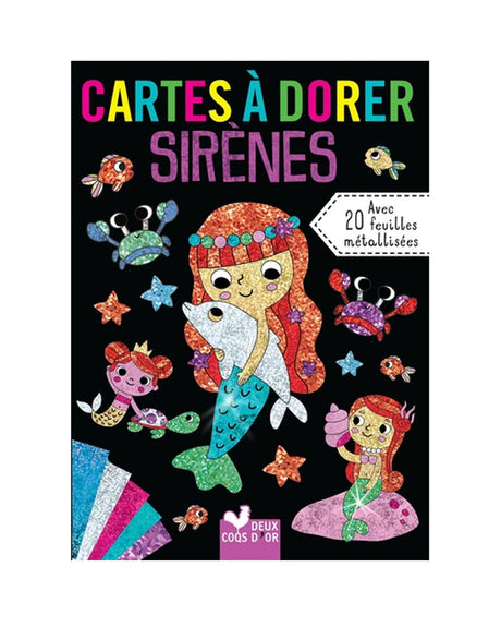 Carte à Dorer Sirènes