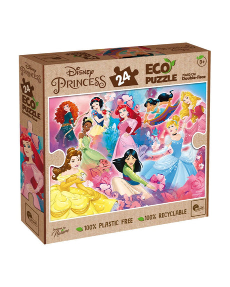 Lisciani Puzzle Double Face Ecologique 24Pcs - Princesses