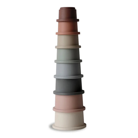 Mushie Jouet de Tasses Empilables 0M+