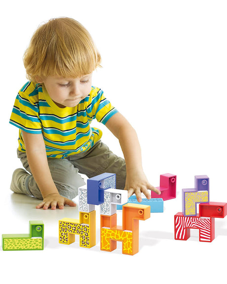 Jouet de construction Mini Zoo 17 pièces Quercetti - 3-5ans