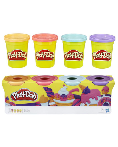 Playdoh Pâte à Modeler Pack de 4 Couleurs Pastel