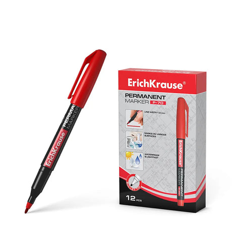 Erichkrause Marqueur Permanent P-70 - Rouge