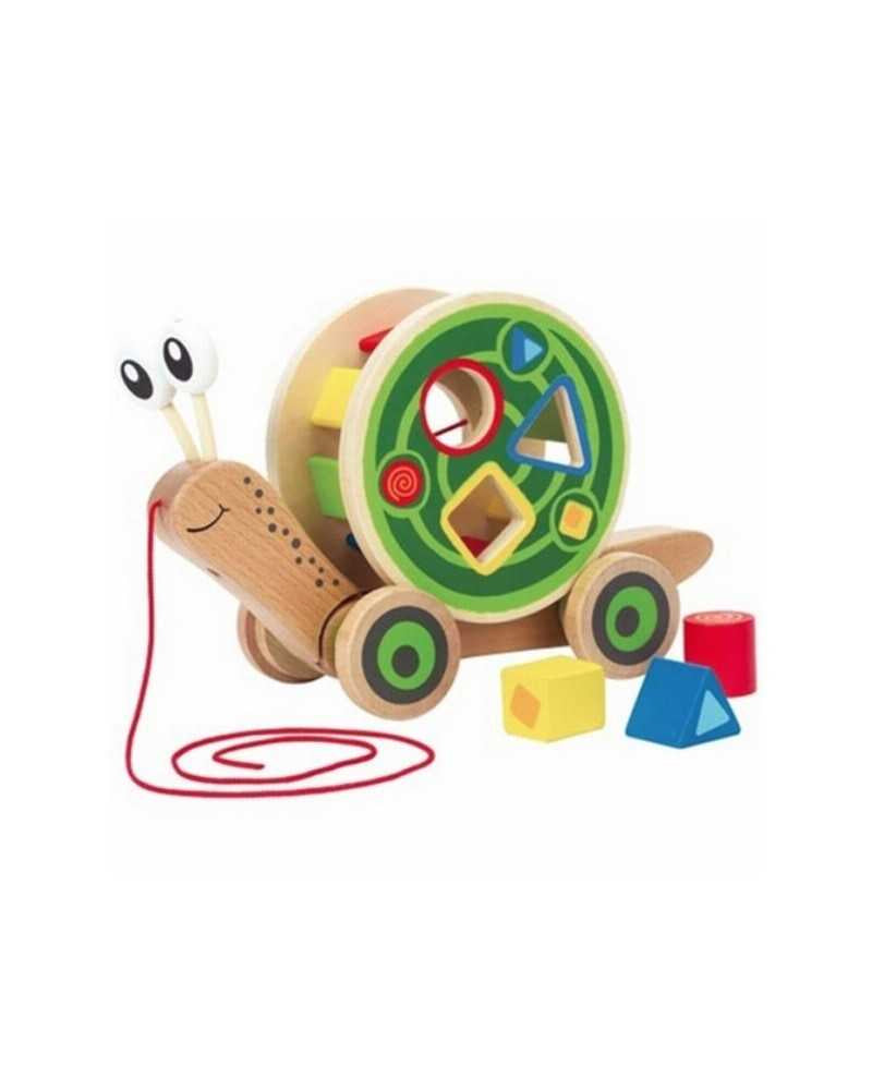 Hape - Escargot En Bois À Tirer 12M+