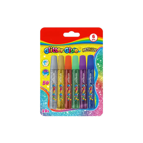 Mash Malow Ensemble de 6 colles métalliques (60 g au total)