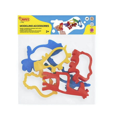 Jovi Sachet de 6 Moules Animaux de la Jungle
