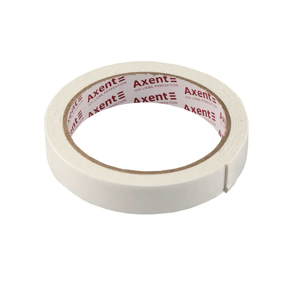 Axent Rouleaux Adhésifs Double Face 18mm x 2m Mousse