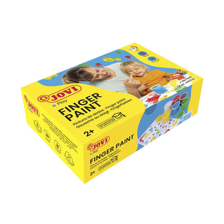 Jovi Peinture a Doigts Boite de 6 Pots de 125 ml 