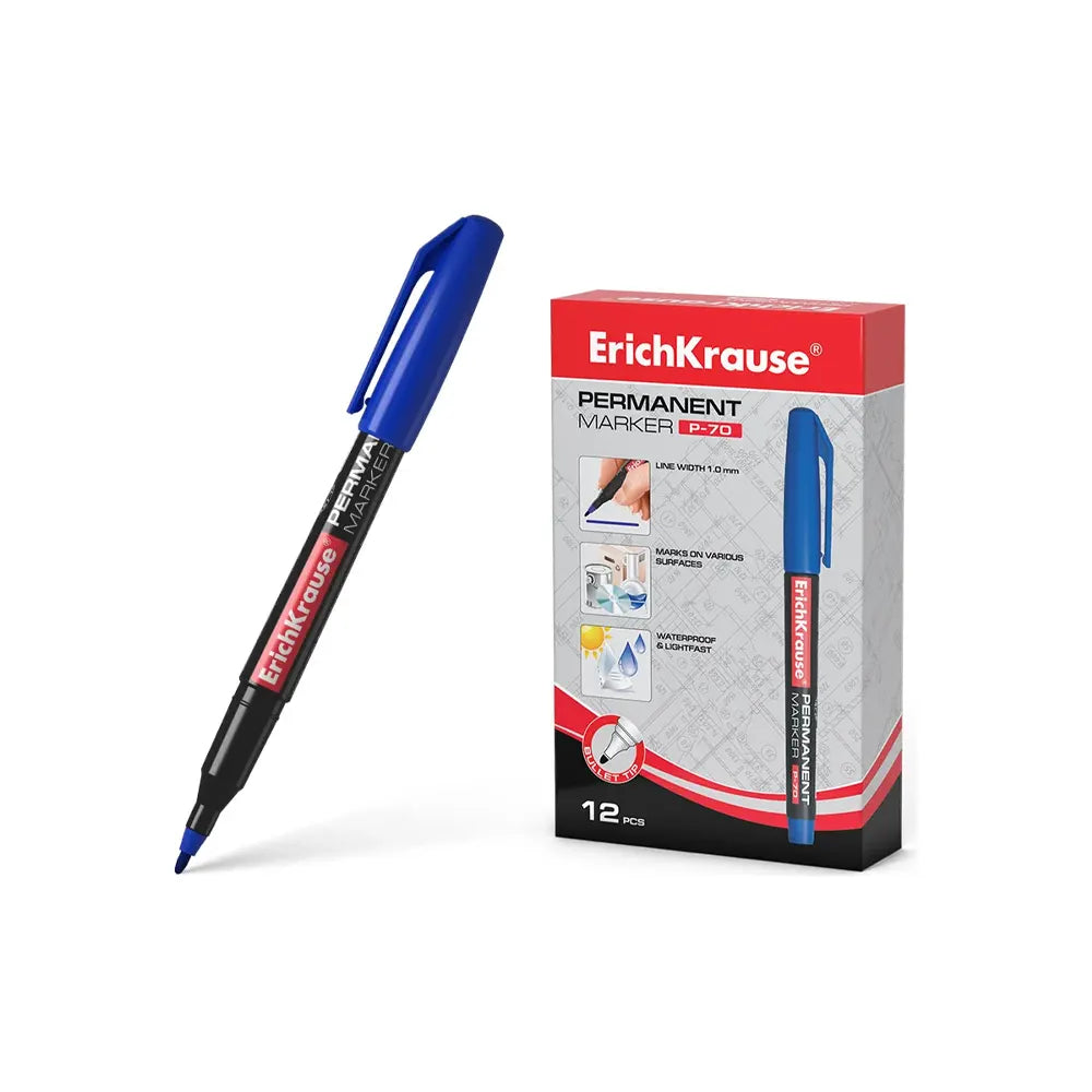 Erichkrause Marqueur Permanent P-70 - Bleu