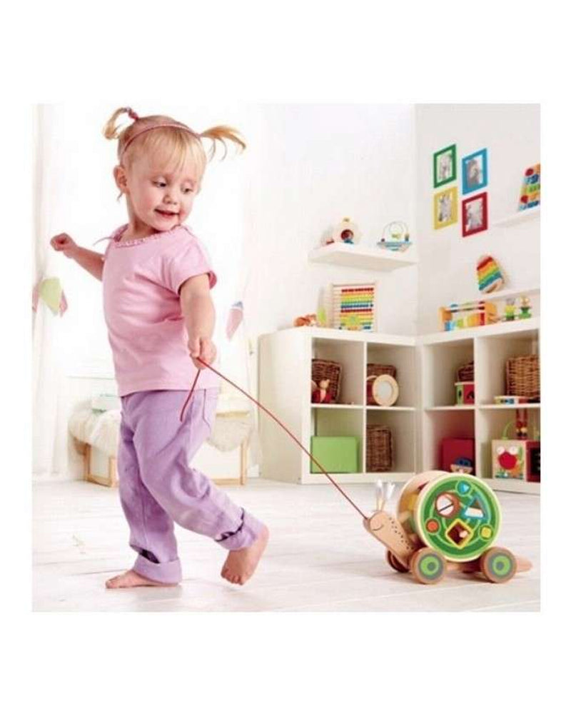 Hape - Escargot En Bois À Tirer 12M+