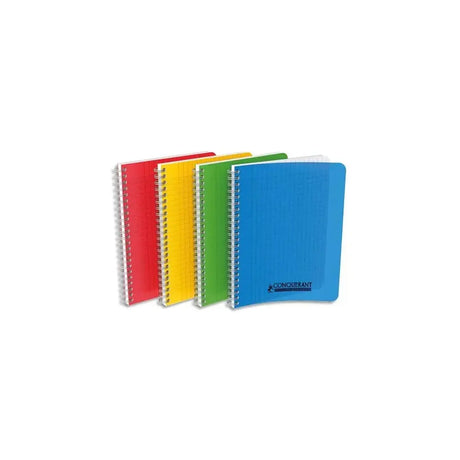 Conquérant Cahier Spirale 17x22 cm, 100 pages, 90g Seyès, Couverture Polypropylène