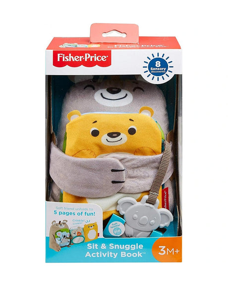 Fisher Price -  Baby Mon Livre Peluche d’Activités- 3M+
