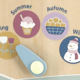 Viga Toys PolarB Mon Calendrier Horloge en Bois 3A+