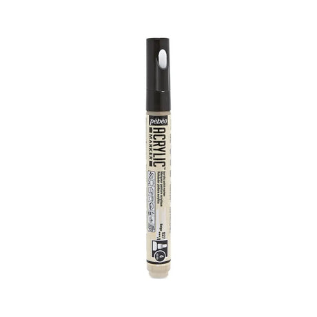 Pebeo Marker Acrylique 4mm N°27 - Beige 