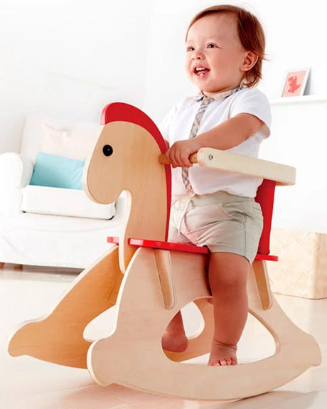 Hape - Cheval à bascule en bois 10M+