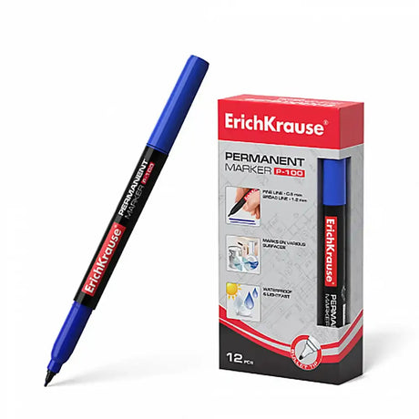 Erichkrause Marqueur Permanent P-100 - Bleu