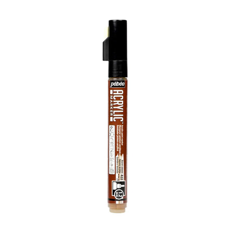 Pebeo Marker Acrylique 1,2 mm N°33 - Sienne Brulée 