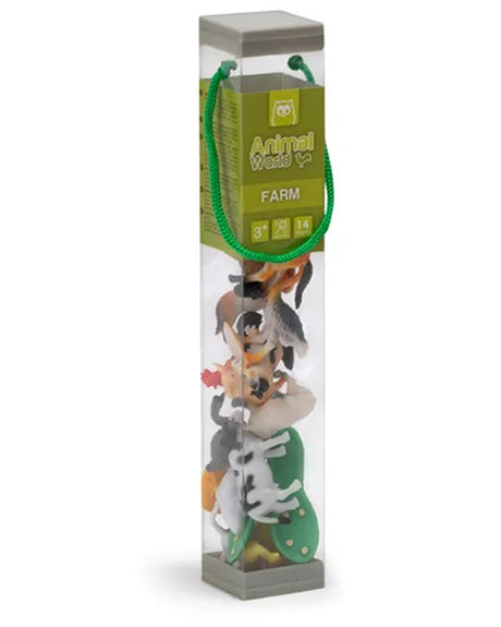 Eurekakids - Set of 14 farm animals 3 Years+