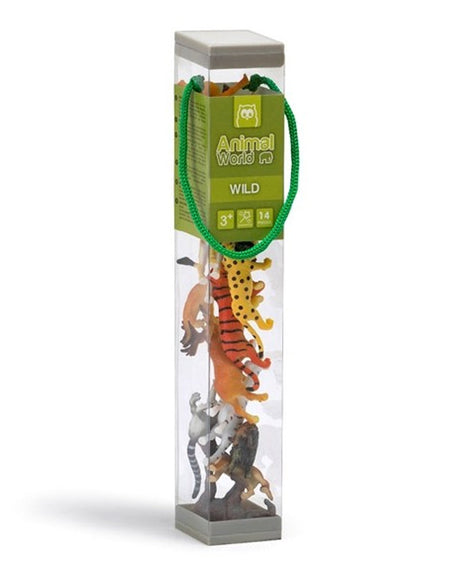 Eurekakids - Set of 14 wild animals 3 Years+