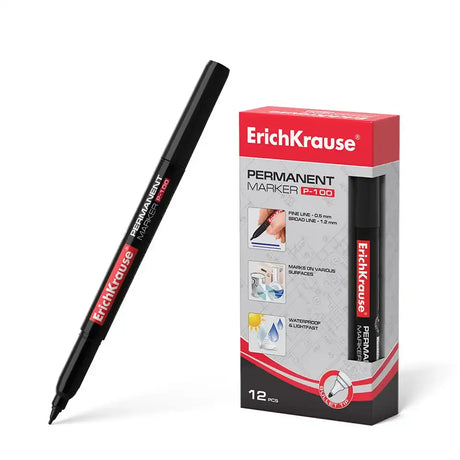 Erichkrause Marqueur Permanent P-100 - Noir