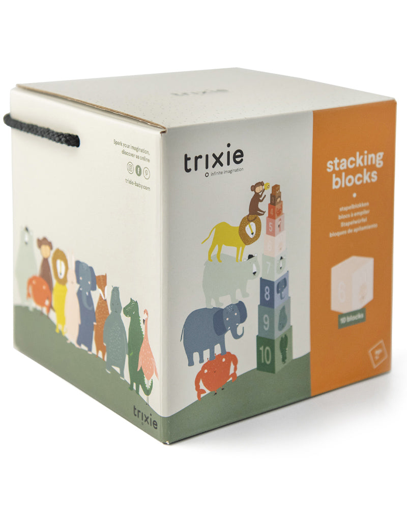 Trixie Blocs à empiler - Les animaux