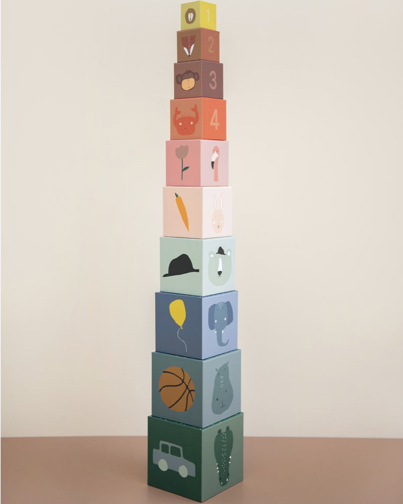 Trixie Blocs à empiler - Les animaux