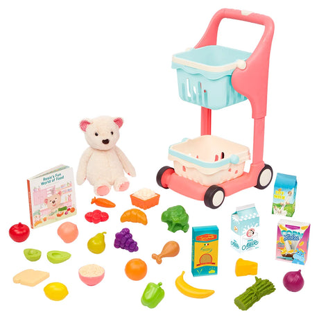 B. Toys Ensemble de Panier d'Achat Shop & Glow 18M+ - Rose